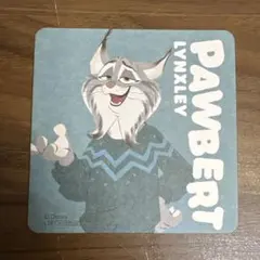 Zootopia2 パウバート紙製コースター