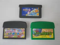 GBA 3本セット ヨッシーの万有引力 ハッピィパネッチュ くるくるくるりん