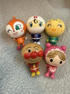 アンパンマン キャラクターキーチェーン５点セット