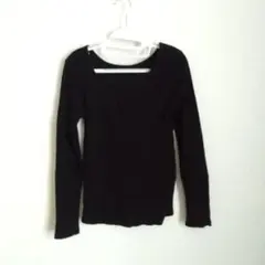 スクエアネック 長袖 Tシャツ