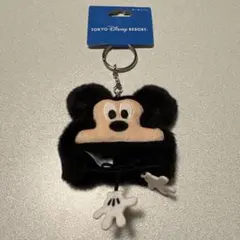 ディズニー　ミッキー　ファンキャップ　キーチェーン