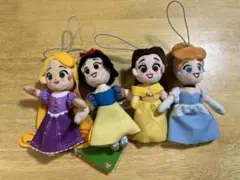 ディズニー　セレブレーションマスコット　ラプンツェル　ベル　白雪姫　シンデレラ