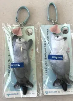 鳥羽水族館 元気にイカ耳ジャンプ ラッコのキーポーチ メイ キラ 新品