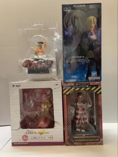 未開封　4個　ワンピース　一番くじ　フィギュア