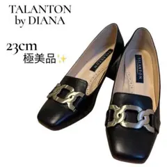 TALANTON by DIANA ブラックローファー バックル