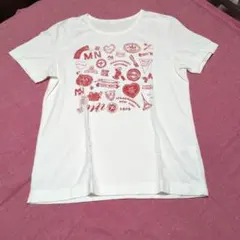 【新品未使用品】Mademoiselle NON NON 半袖Tシャツ ホワイトのサムネイル