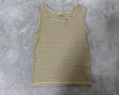 【美品】coen キャミインナー タンクトップ ボーダー
