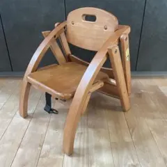大和屋 アーチ 木製 ローチェア ベビーチェア