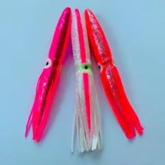未使用　イカベー　イカベイト4号　3本セット　アキアジ　サケ釣り　船アキアジ2