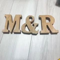 M&R アルファベット オブジェ ウェルカムスペース