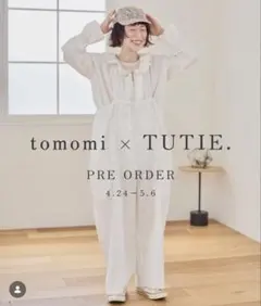 tomomi×TUTIE. ツチエ リネンブラウジングサロペット ブラック - メルカリ