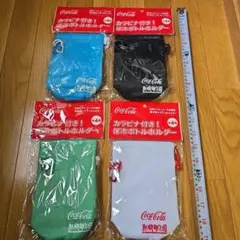 コカ・コーラ カラビナ付き 保冷ボトルホルダー 全4種セット 熱闘甲子園版のサムネイル