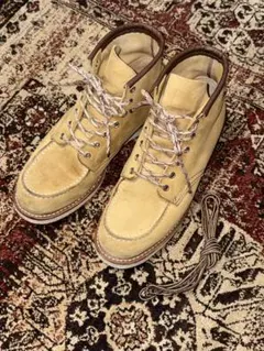 Red Wing ベージュ スエード ワークブーツ ドックタグ付き 27cm - メルカリ