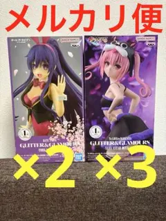 夜刀神十香 ナナ・アスタ・デビルーク フィギュア ５点セット