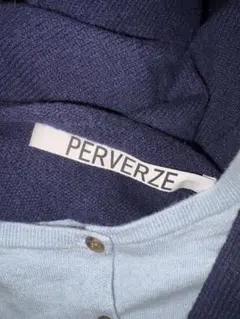 PERVERZE ネイビー Vネックカーディガンのサムネイル