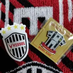 ヴィッセル神戸 ピンバッジ・ステッカーセット