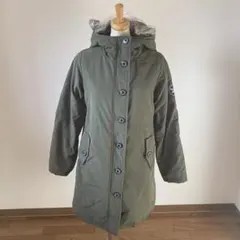 lovetoxic フード付き中綿コート オリーブグリーンL(160cm)