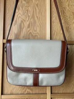 BALLY ショルダーバッグ レザー ベージュ ブラウンのサムネイル