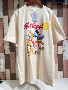 Kellogg's プリントTシャツ KEL2502 ベージュ L