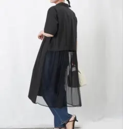 LUCA lady luck luca バックチュール シャツワンピースのサムネイル