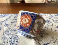 伊万里 色絵 金彩 六角小鉢 向付 和食器 華やかな小鉢のサムネイル