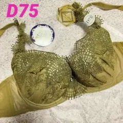 タグ付き　新品　ドゥペルル　ブラジャー　単品　MD アンダー75 ◎のサムネイル