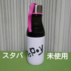 ハッピー　ストラップ　サニーボトル　紫色　スターバックス　スタバ　未使用のサムネイル