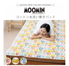 MOOMIN 水洗い敷きパッド シングル ムーミン 春 夏 秋 丸洗いOK