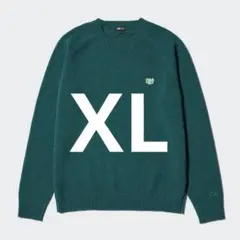 【早い者勝ち】ユニクロ×KAWSニットXL グリーン