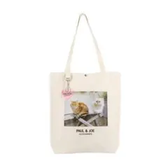 ポール＆ジョー アクセソワ 猫 ねこ トートバッグ A4 アイボリー　新品のサムネイル