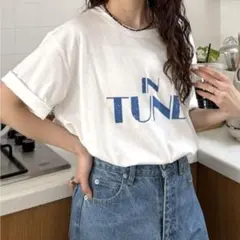 CIAOPANIC TYPY かすれロゴプリントTeeのサムネイル