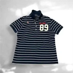 PEARLY GATES パーリーゲイツ ポロシャツ 半袖 ゴルフ　ボーダー　3