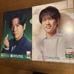 キシリトール 二宮和也 クリアファイル 2枚セット