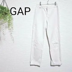 GAP ホワイト ローライズ チノパン　2R