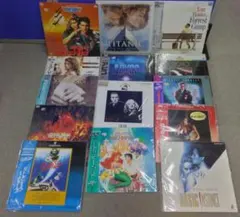 LD レーザーディスク 14枚まとめ リトル・マーメイド タイタニック アビス等
