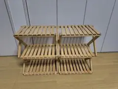 折り畳みラック３段✕２個
