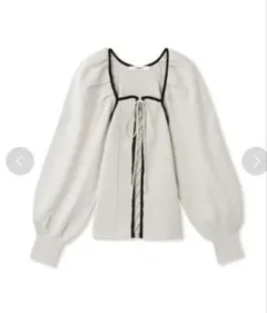 スナイデル　レースアップデザインニットプルオーバー SWNT231147