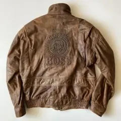 BOSS ボスジャン 2代目　MA-1 古着 boss Ma-1 ボスジャン bossジャン 刺繍 36 - メルカリ