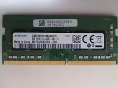 美品/1~2日発送/DDR4メモリ8GB/M471A1K43CB1-CRC