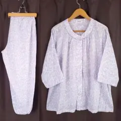 ◆LLサイズ◆グンゼ パジャマ 上下セット 夏用綿100% ロング丈 入院 介護のサムネイル