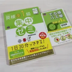 でる順パス単英検準1級 &DAILY25日間英検準1級集中ゼミ【12時間以内発送