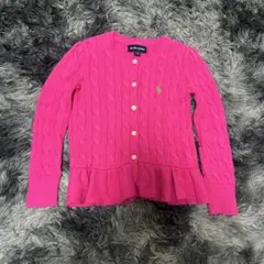 Ralph Lauren ピンク カーディガン