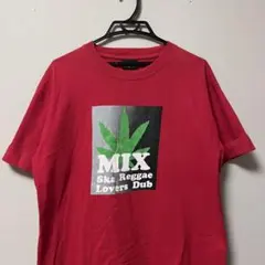 VISION CLUB Marijuanna/マリファナ 半袖 Tシャツ 赤