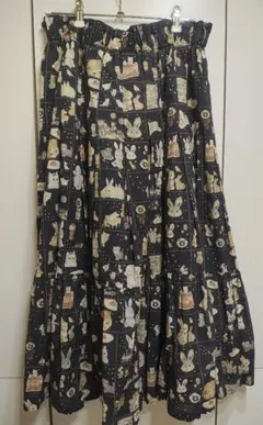 美品☆Franche lippee☆フランシュリッペ☆こねこ図鑑☆スカート
