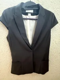 H&M テーラードジャケット 半袖 グレーのサムネイル