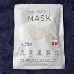 【ユニクロ】エアリズムマスク 3枚入り Mサイズ ホワイト＜開封済・新品未使用＞