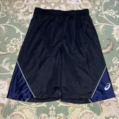 asics バスケットボール ハーフパンツ ブラック ネイビー Lサイズくらいのサムネイル