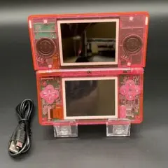 Nintendo DS Light ピンク カスタム USB 充電器付き