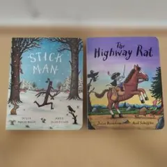 Stick Man & The Highway Rat 洋書 絵本 2冊セット
