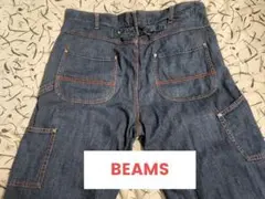BEAMS30s～40s復刻 ペインターデニム インディゴ シンチバック